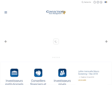 Tablet Screenshot of convictions-am.com